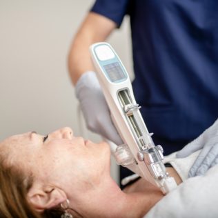 mesotherapy procedure at skinbox clinics using v2 injector gun