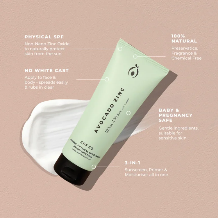 SPF 50 Natural Physical Sunscreen