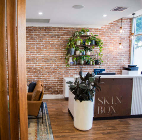 SkinBox reception area - Silas St, East Fremantle